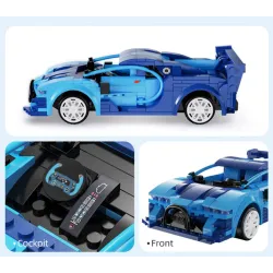 Cada - C51073W - Blue Race Car RC 2.4GHz 325 pcs Cada - C51073W - Blue Race Car RC 2.4GHz 325 pcs